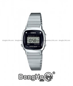 Đồng hồ Casio Digital LA670WAD-1DF - Nữ - Quartz (Pin) Dây Kim Loại - Chính Hãng