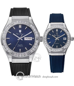 Đồng hồ Cặp Olym Pianus (OP990-45ADGS-GL-X - OP990-45DLS-GL-X) Kính Sapphire - Dây Cao Su - Chính Hãng