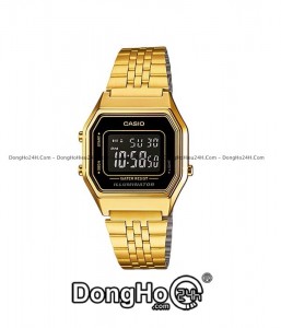 Đồng hồ Casio Digital LA680WGA-1BDF - Nữ - Quartz (Pin) Dây Kim Loại - Chính Hãng