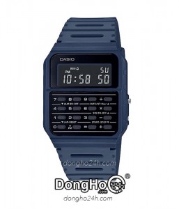Đồng hồ Casio Data Bank CA-53WF-2B- Nam - Quartz (Pin) Dây Nhựa - Chính Hãng