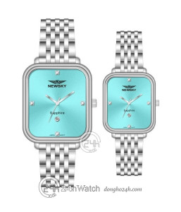 Đồng hồ Newsky Cặp (NS5016G.S02 - NS5016L.S02) Kính Sapphire - Quartz (Pin) Dây Kim Loại - Chính Hãng